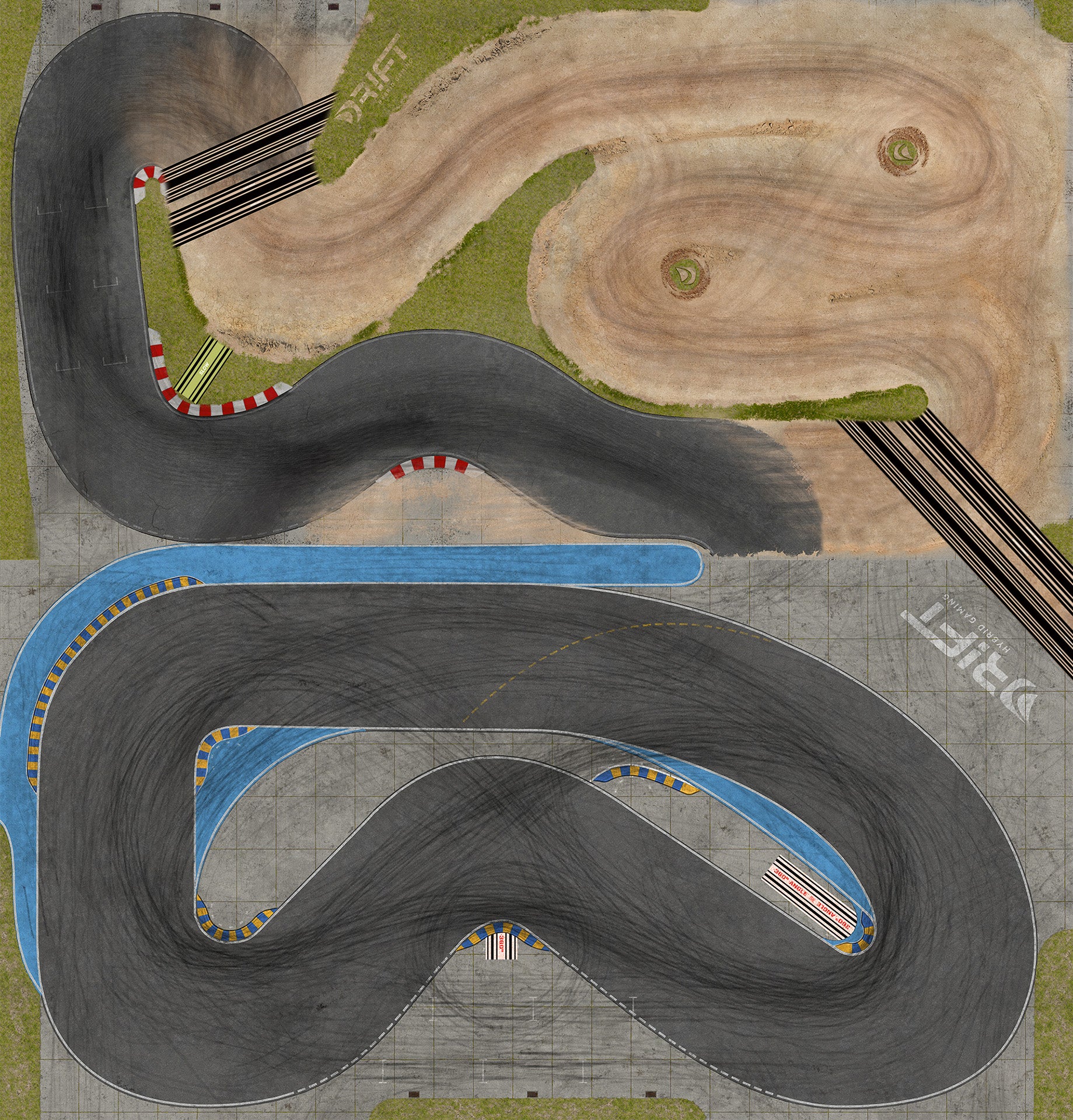 DR!FT Rennstrecke Rally Cross PRO (270x280cm)